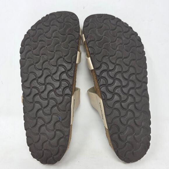 Birkenstock Women’s Mayari Sandals Beige Leather Size 39 (US 8–8.5) - Picture 7 of 8